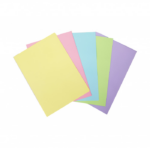 HOJAS COLORES PASTEL C/50