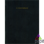 LIBRO DE CONTABILIDAD 4 COL. 72H NEGRO