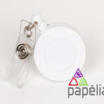 PORTAGAFETE CELICA TIPO YOYO BLANCO  PZA