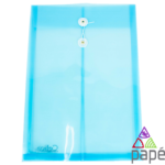 SOBRE EXPANDIBLE CELICA T/OFICIO VERTICAL CON HILO AZUL  PZA