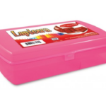 CAJA P/LAPIZ JANEL MEDIANA SALMON TRANSPARENTE