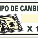 LETRERO CH 20X30 CM TIPO DE CAMBIO