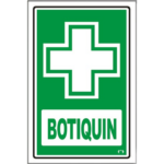LETRERO MED 30X46 CM BOTIQUIN