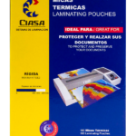 MICA CIASA T/ETIQUETA 200MIC 64X108MM C/100